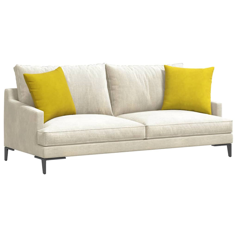 Load image into Gallery viewer, Vidaxl sofa kussens 2 stuks geel 45 x 45 cm cordstof
