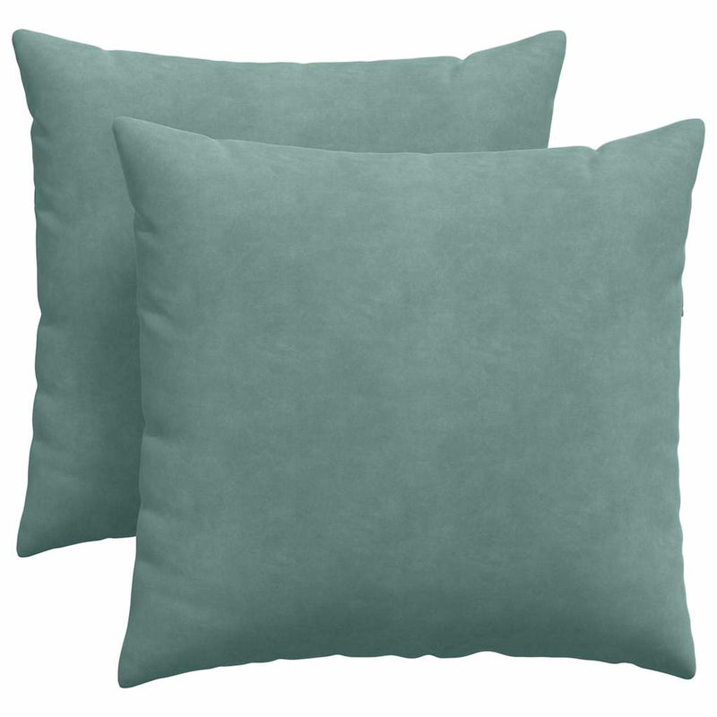 Load image into Gallery viewer, Vidaxl sofa kussens 2 stuks zeegroen 45 x 45 cm cordstof
