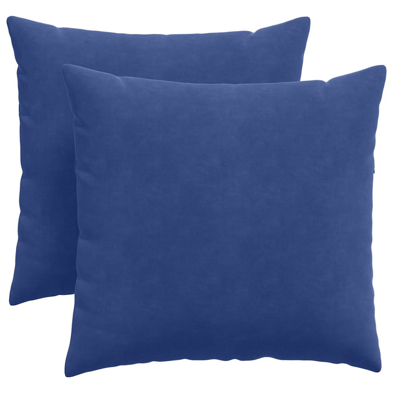 Load image into Gallery viewer, Vidaxl sofa kussens 2 stuks politieblauw 45 x 45 cm cordstof
