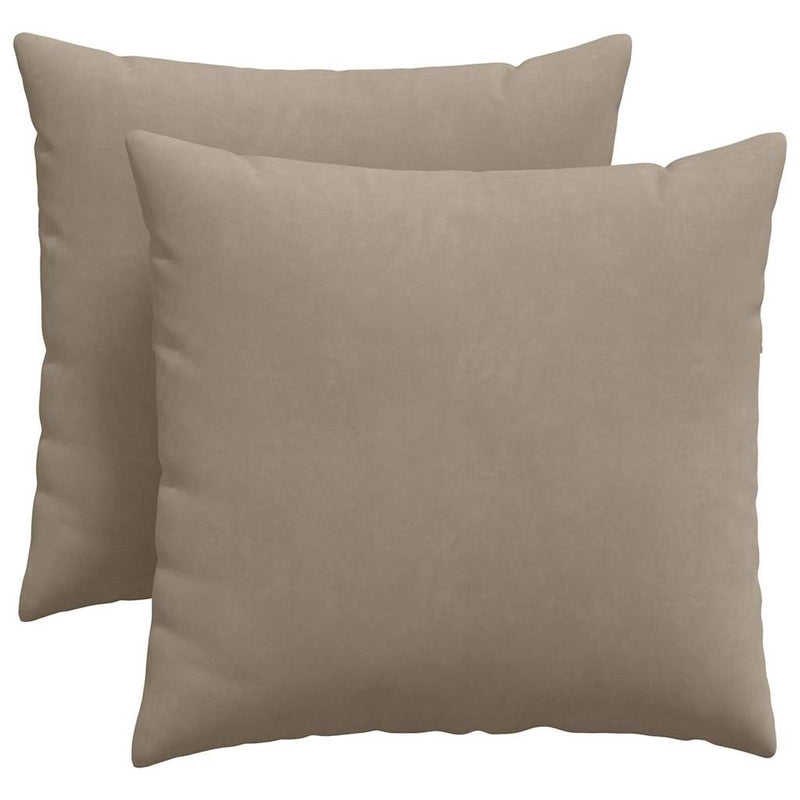 Load image into Gallery viewer, Vidaxl sofa kussens 2 stuks taupe 45 x 45 cm stof
