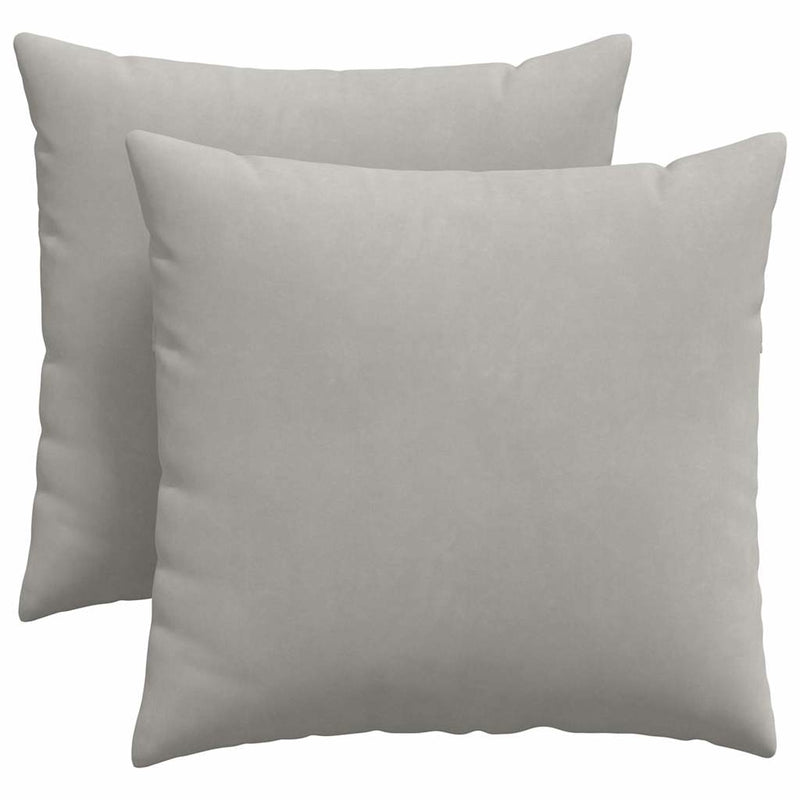 Load image into Gallery viewer, Vidaxl sofa kussens 2 stuks lichtgrijs 45 x 45 cm stof

