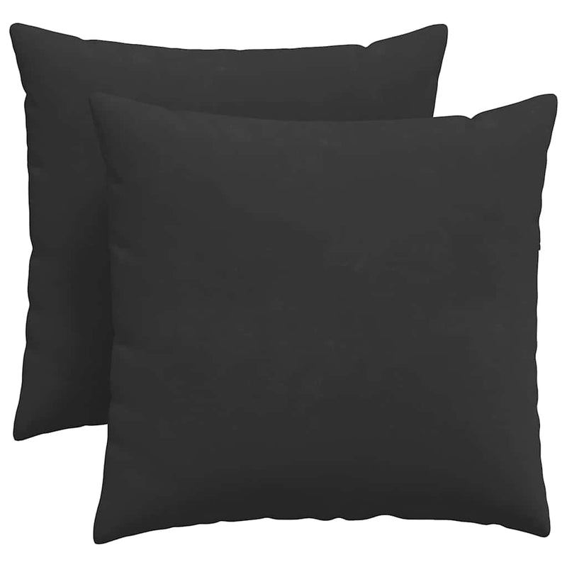 Load image into Gallery viewer, Vidaxl sofa kussens 2 stuks zwart 45 x 45 cm stof

