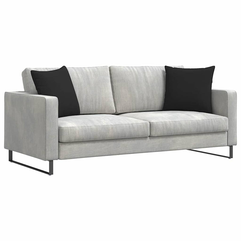 Load image into Gallery viewer, Vidaxl sofa kussens 2 stuks zwart 45 x 45 cm stof
