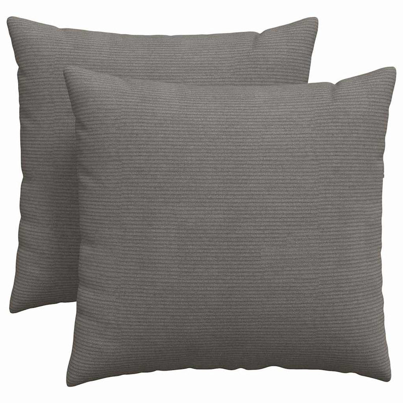Load image into Gallery viewer, Vidaxl sofa kussens 2 stuks lichtgrijs 45 x 45 cm cordstof

