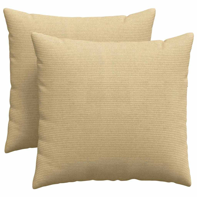 Load image into Gallery viewer, Vidaxl sofa kussens 2 stuks grijs groen 45 x 45 cm cordstof
