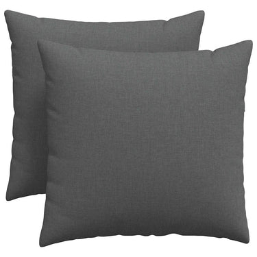 Vidaxl sofa kussens 2 pcs donkergrijs 50 x 50 cm stof