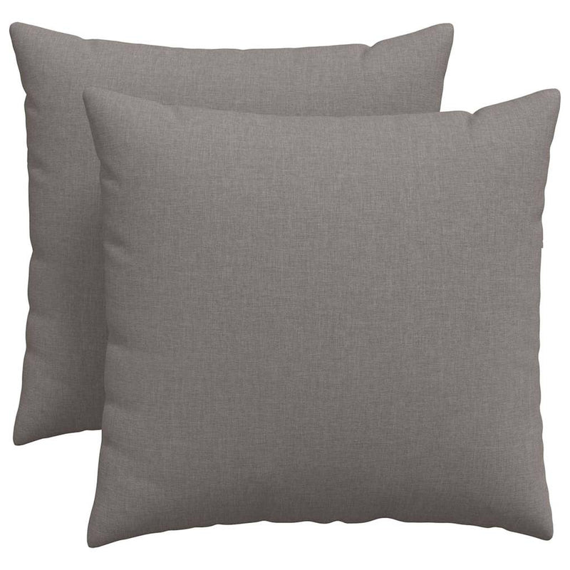 Load image into Gallery viewer, Vidaxl sofa kussens 2 pcs taupe 50 x 50 cm stof
