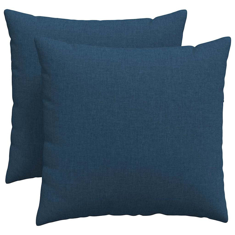 Load image into Gallery viewer, Vidaxl sofa kussens 2 pcs blauw 50 x 50 cm stof
