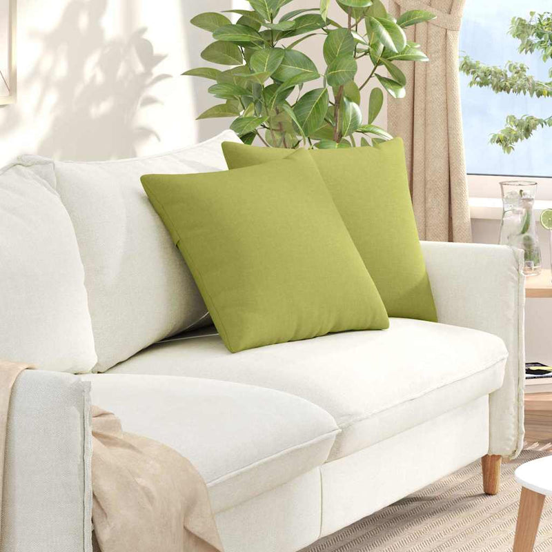 Load image into Gallery viewer, Vidaxl sofa kussens 2 pcs lichtgroen 50 x 50 cm stof

