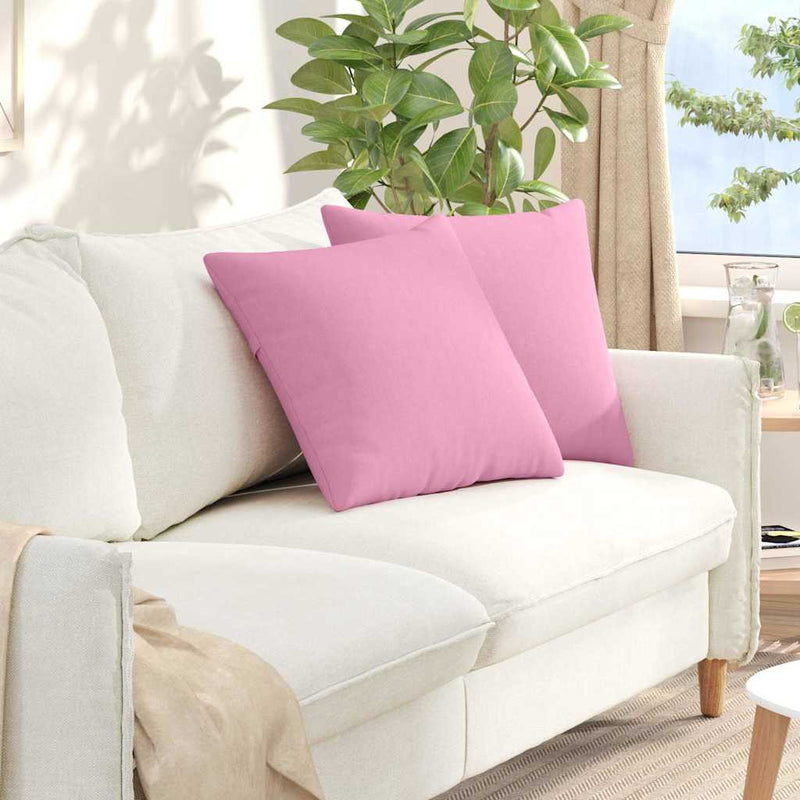 Load image into Gallery viewer, Vidaxl sofa kussens 2 pcs roze 50 x 50 cm stof

