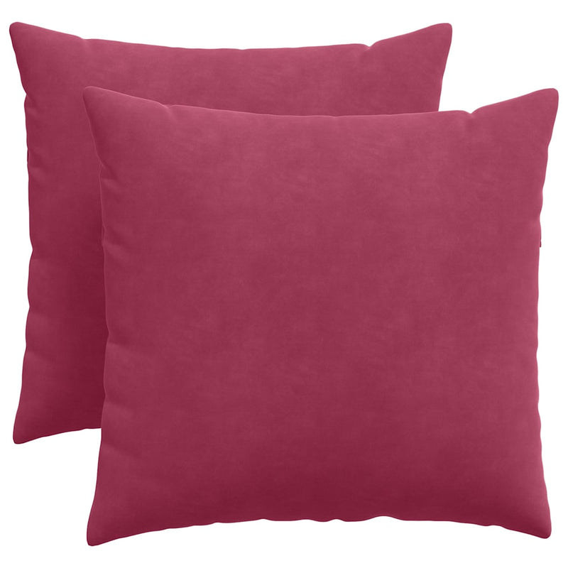 Load image into Gallery viewer, Vidaxl sofa kussens 2 stuks wijnrood 50 x 50 cm cordstof
