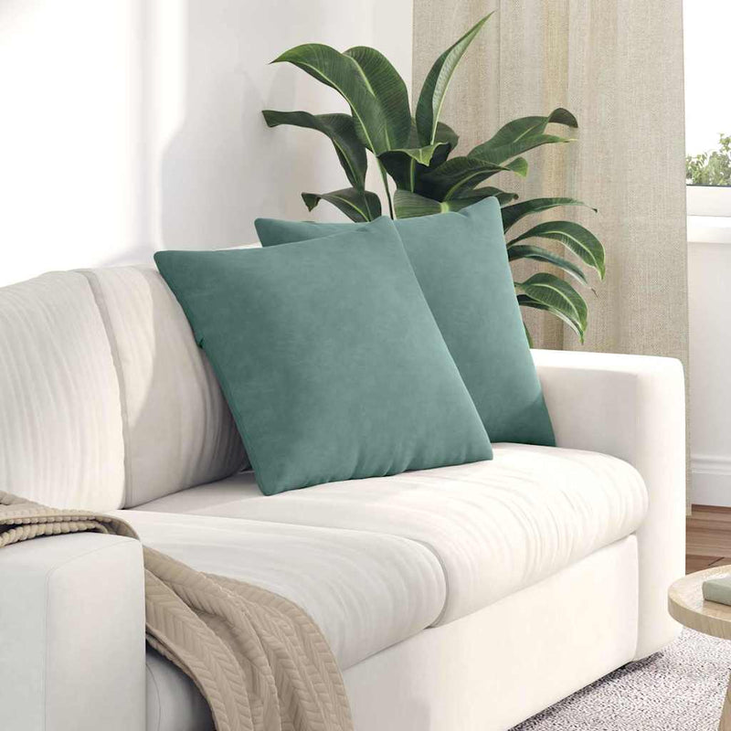 Load image into Gallery viewer, Vidaxl sofa kussens 2 stuks zeegroen 50 x 50 cm cordstof
