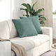 Vidaxl sofa kussens 2 stuks zeegroen 50 x 50 cm cordstof