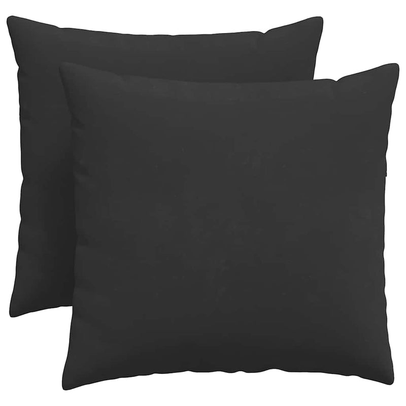 Load image into Gallery viewer, Vidaxl sofa kussens 2 stuks zwart 50 x 50 cm stof
