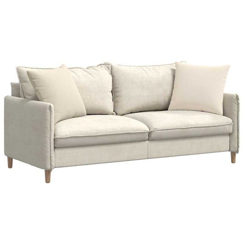 Load image into Gallery viewer, Vidaxl sofa kussens 2 stuks beige 50 x 50 cm stof
