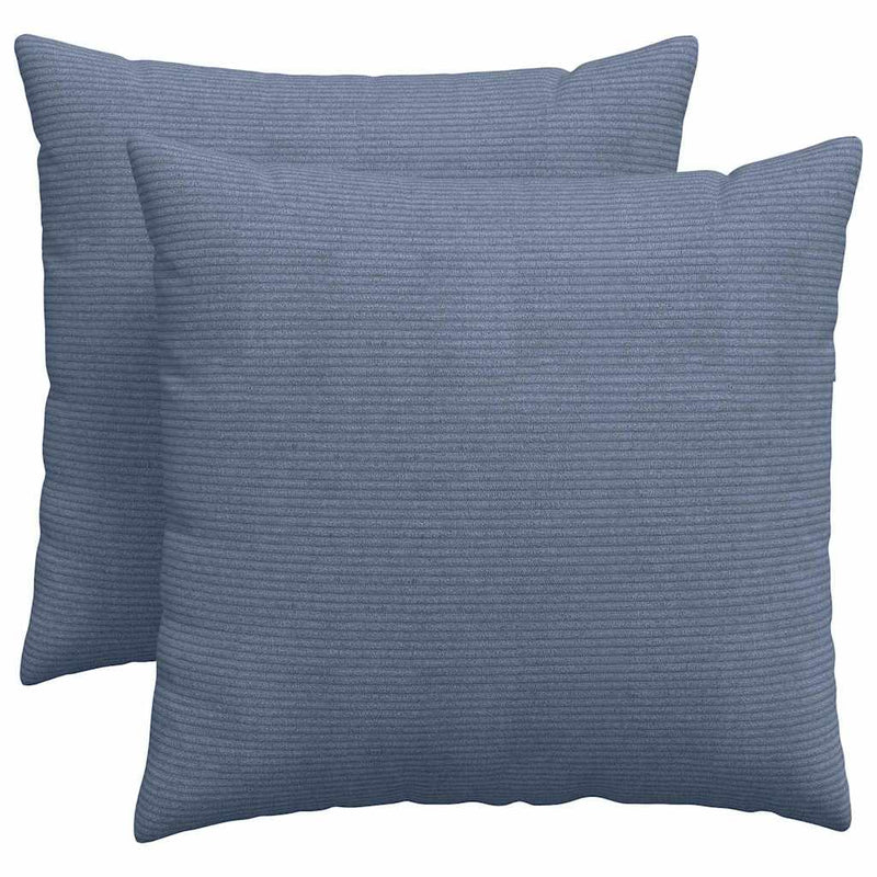 Load image into Gallery viewer, Vidaxl sofa kussens 2 stuks blauw 50 x 50 cm cordstof

