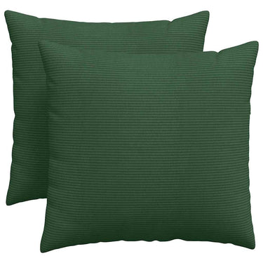 Vidaxl sofa kussens 2 stuks donkergroen 50 x 50 cm cordstof
