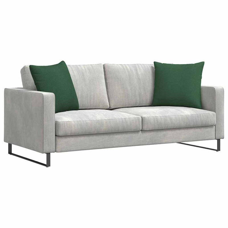 Load image into Gallery viewer, Vidaxl sofa kussens 2 stuks donkergroen 50 x 50 cm cordstof
