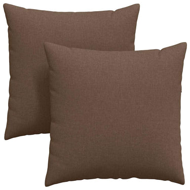 Vidaxl sofa kussens 2 pcs bruin 60 x 60 cm stof