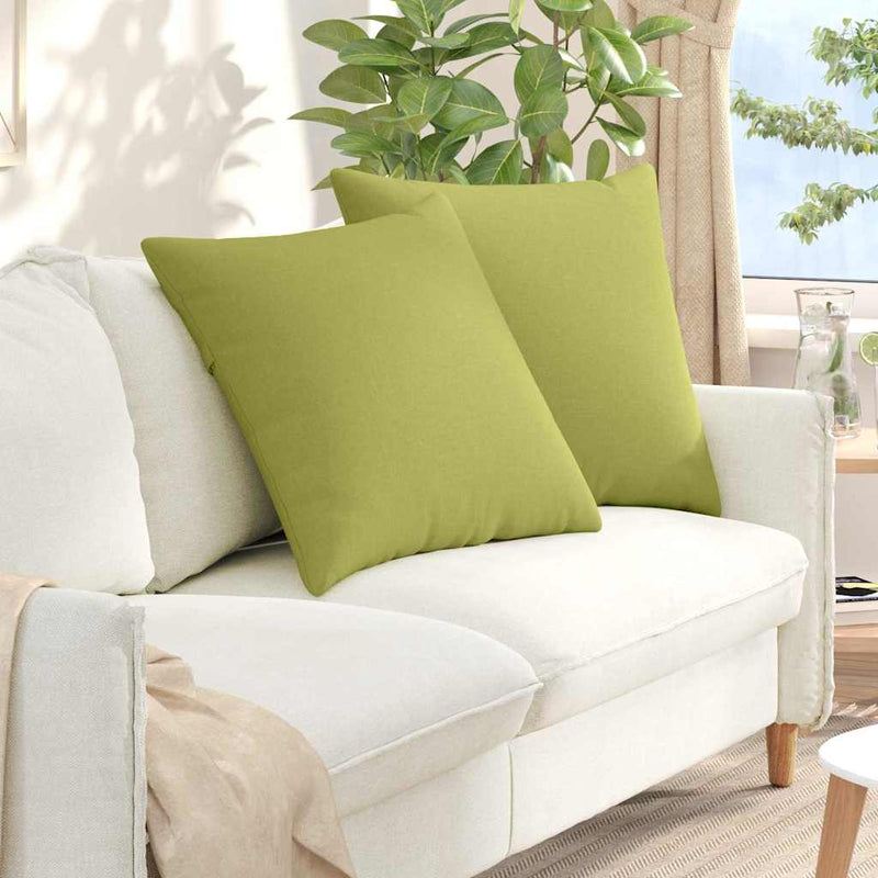 Load image into Gallery viewer, Vidaxl sofa kussens 2 pcs lichtgroen 60 x 60 cm stof
