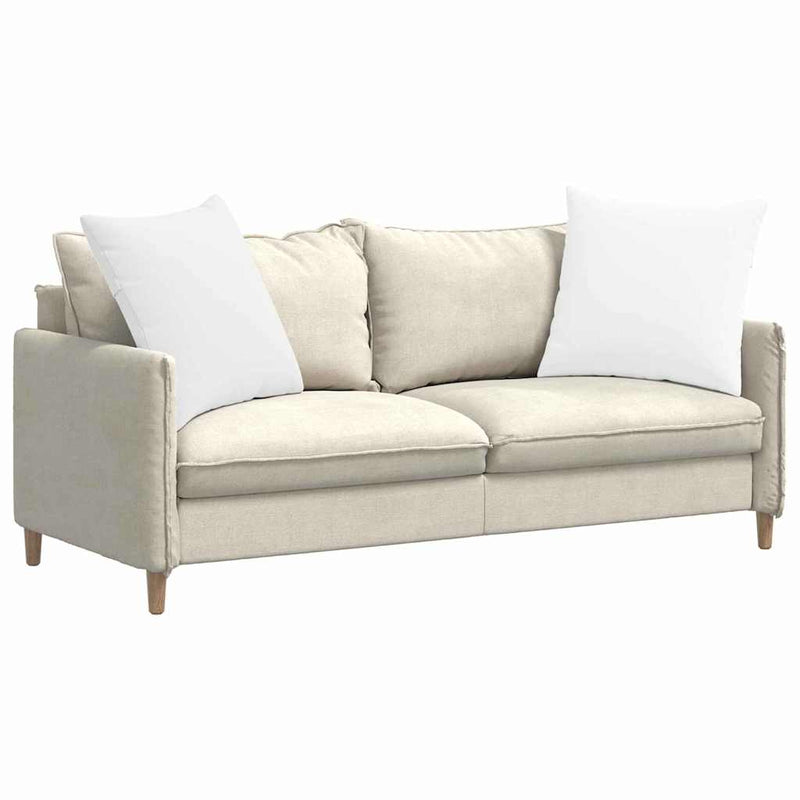 Load image into Gallery viewer, Vidaxl sofa kussens 2 pcs wit 60 x 60 cm stof
