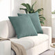 Vidaxl sofa kussens 2 stuks zeegroen 60 x 60 cm cordstof