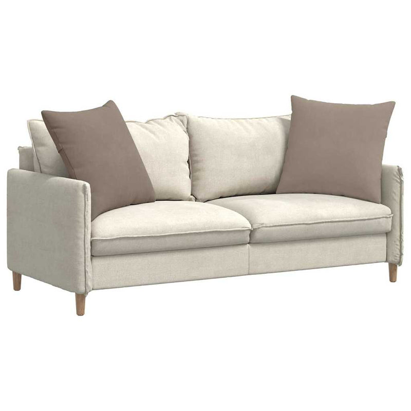 Load image into Gallery viewer, Vidaxl sofa kussens 2 stuks taupe 60 x 60 cm stof
