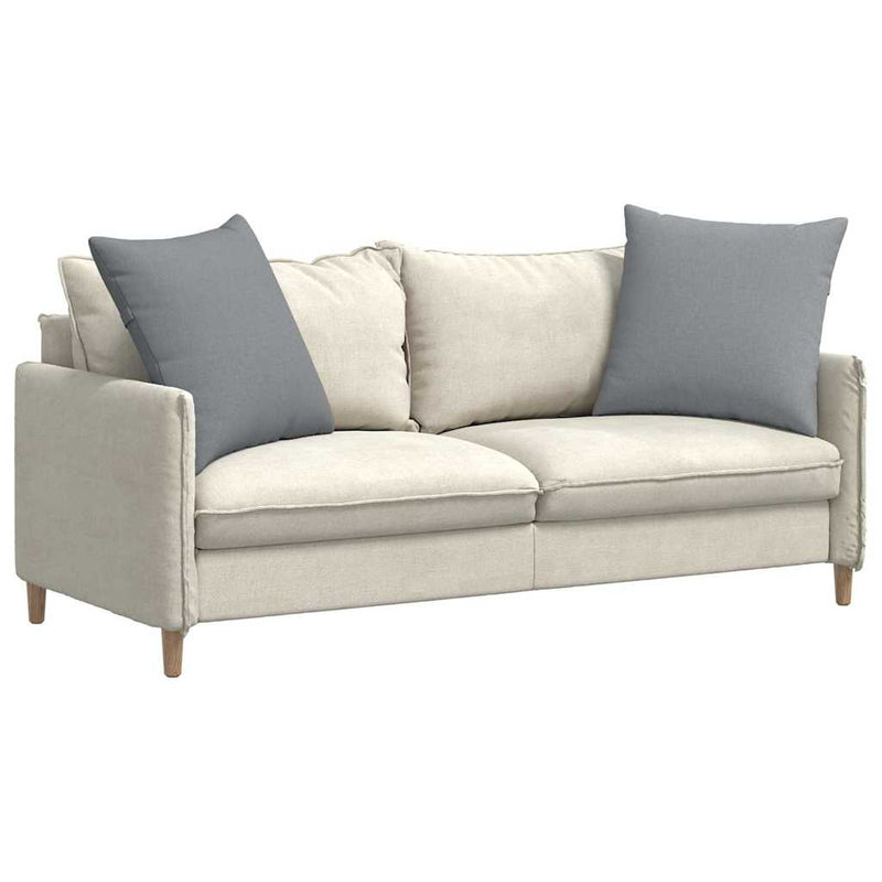 Load image into Gallery viewer, Vidaxl sofa kussens 2 pcs lichtgrijs 80 x 80 cm stof

