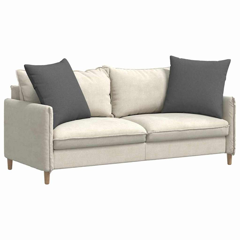 Load image into Gallery viewer, Vidaxl sofa kussens 2 pcs donkergrijs 80 x 80 cm stof
