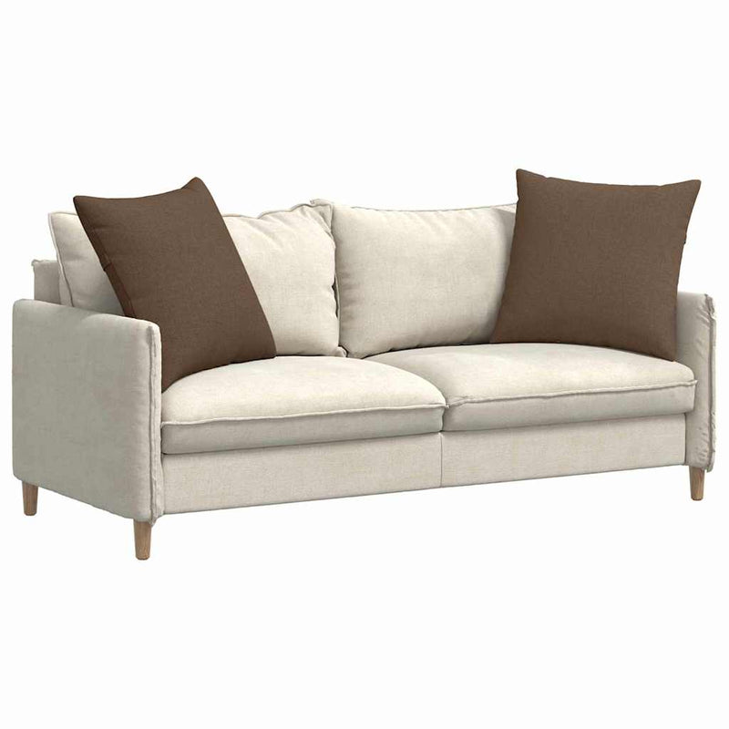 Load image into Gallery viewer, Vidaxl sofa kussens 2 pcs bruin 80 x 80 cm stof
