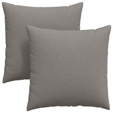 Vidaxl sofa kussens 2 pcs taupe 80 x 80 cm stof