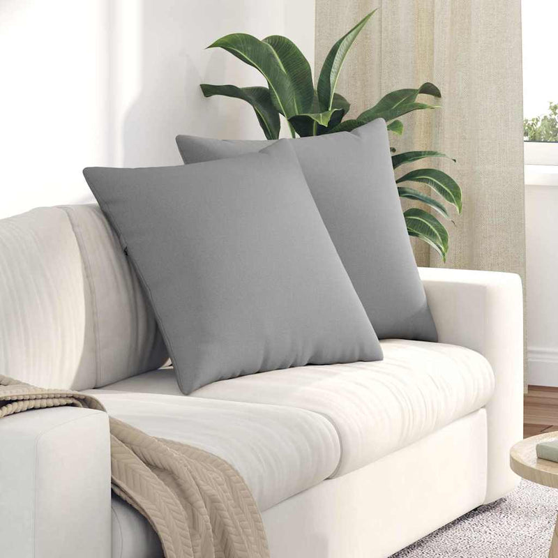 Load image into Gallery viewer, Vidaxl sofa kussens 2 pcs wolkengrijs 80 x 80 cm stof
