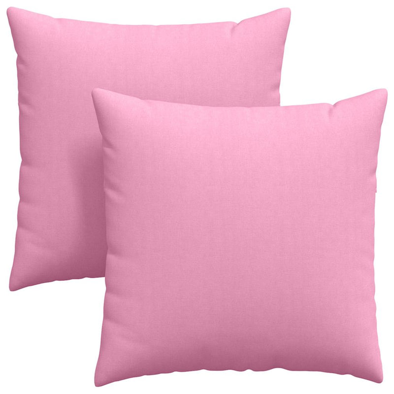 Load image into Gallery viewer, Vidaxl sofa kussens 2 pcs roze 80 x 80 cm stof
