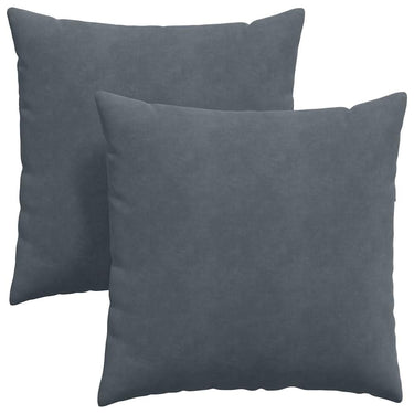 Vidaxl sofa kussens 2 stuks donkergrijs 80 x 80 cm cordstof
