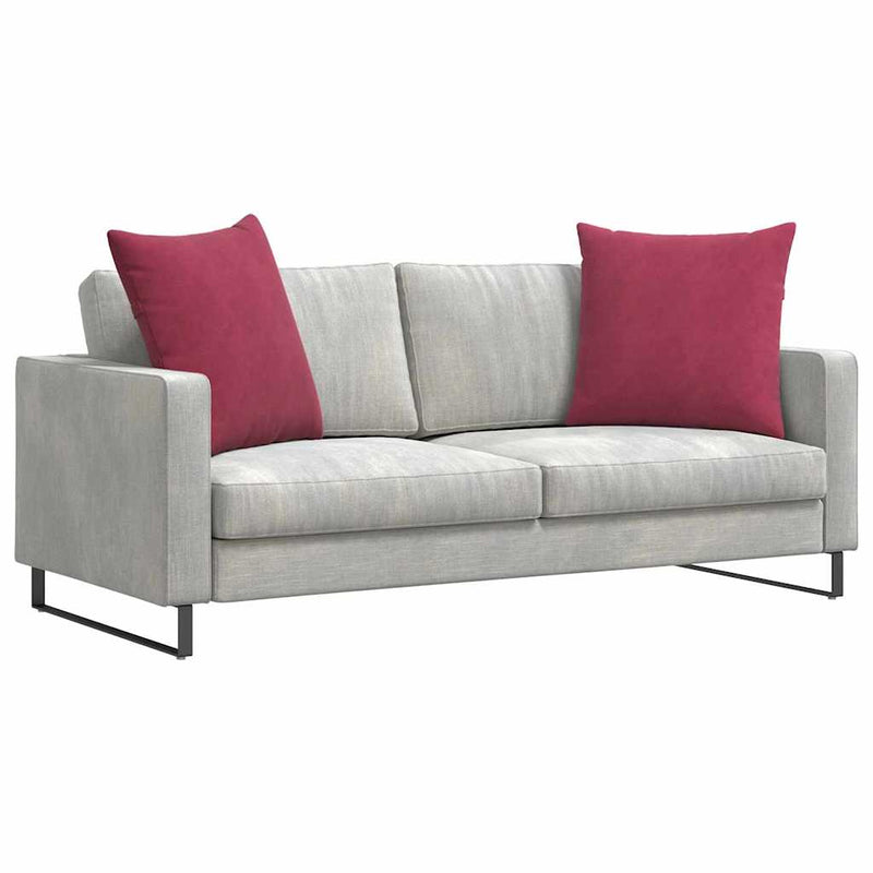 Load image into Gallery viewer, Vidaxl sofa kussens 2 stuks wijnrood 80 x 80 cm cordstof
