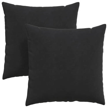 Vidaxl sofa kussens 2 stuks zwart 80 x 80 cm cordstof