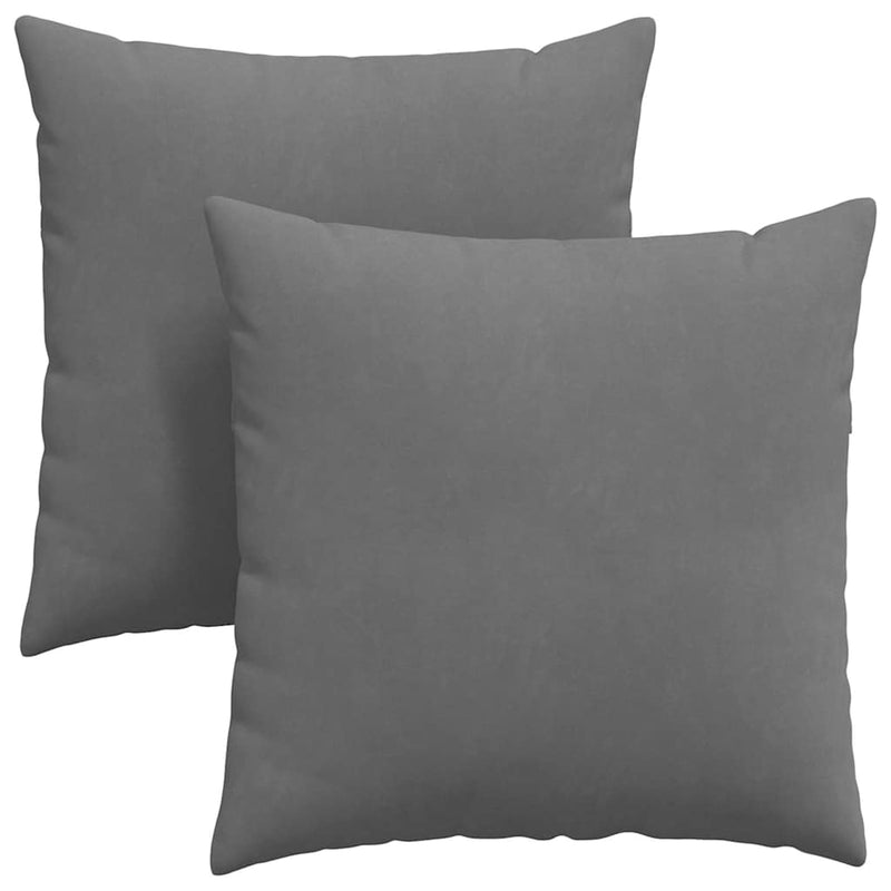 Load image into Gallery viewer, Vidaxl sofa kussens 2 stuks donkergrijs 80 x 80 cm stof

