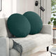 Vidaxl zitkussens 2 pcs donkergroen ø60 x 21 cm stof