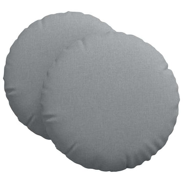 Vidaxl zitkussens 2 pcs lichtgrijs ø80 x 29 cm stof