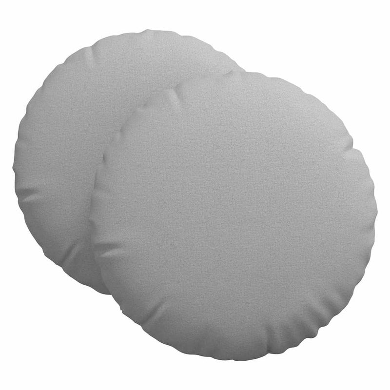 Load image into Gallery viewer, Vidaxl zitkussens 2 pcs wolkengrijs ø80 x 29 cm stof
