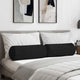 Vidaxl bolster kussens 2 stuks zwart ø 25 x 70 cm stof