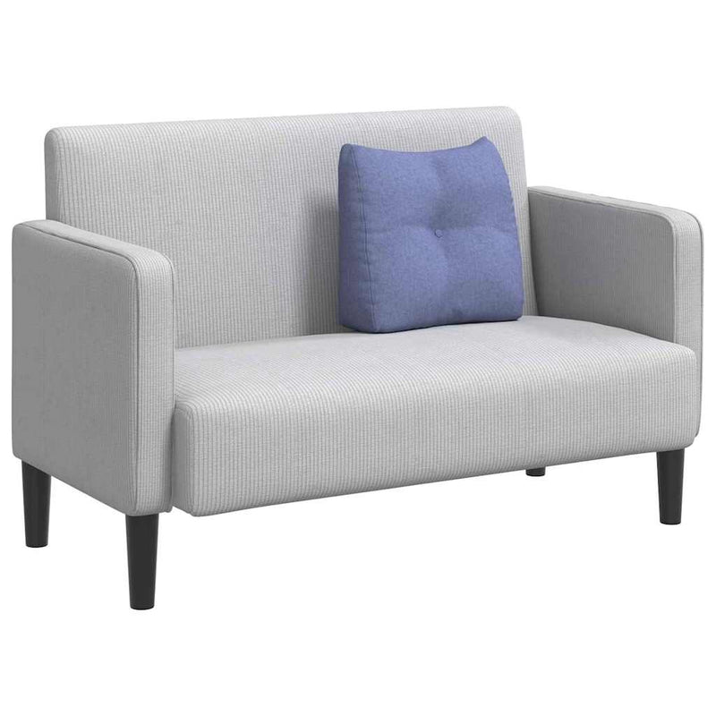 Load image into Gallery viewer, Vidaxl rugkussen jeans blauw 45 x 24 x 50 cm stof
