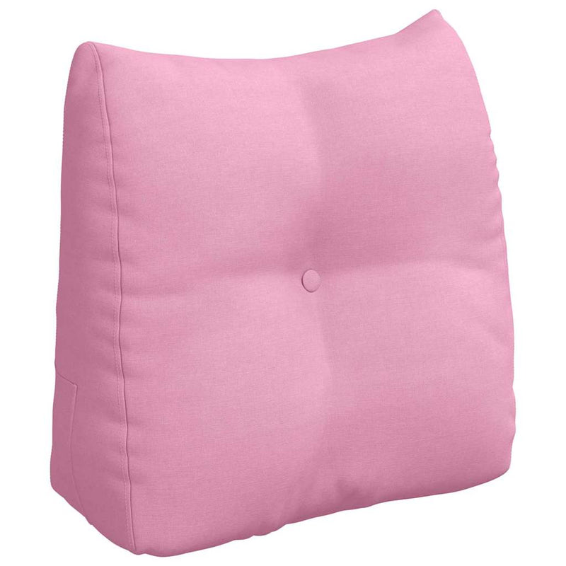 Load image into Gallery viewer, Vidaxl rugkussen roze 45 x 24 x 50 cm stof
