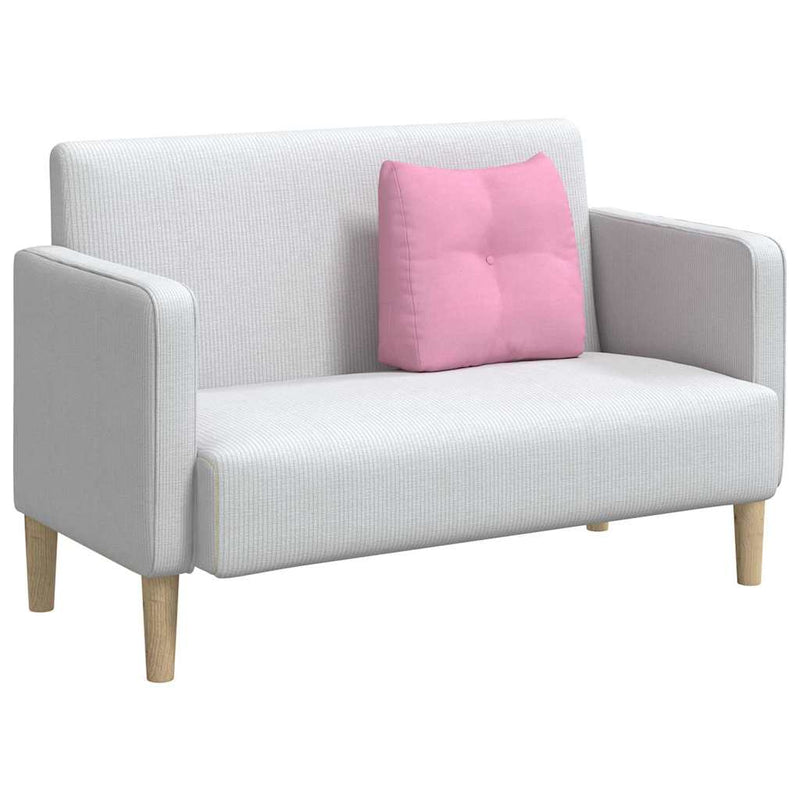 Load image into Gallery viewer, Vidaxl rugkussen roze 45 x 24 x 50 cm stof
