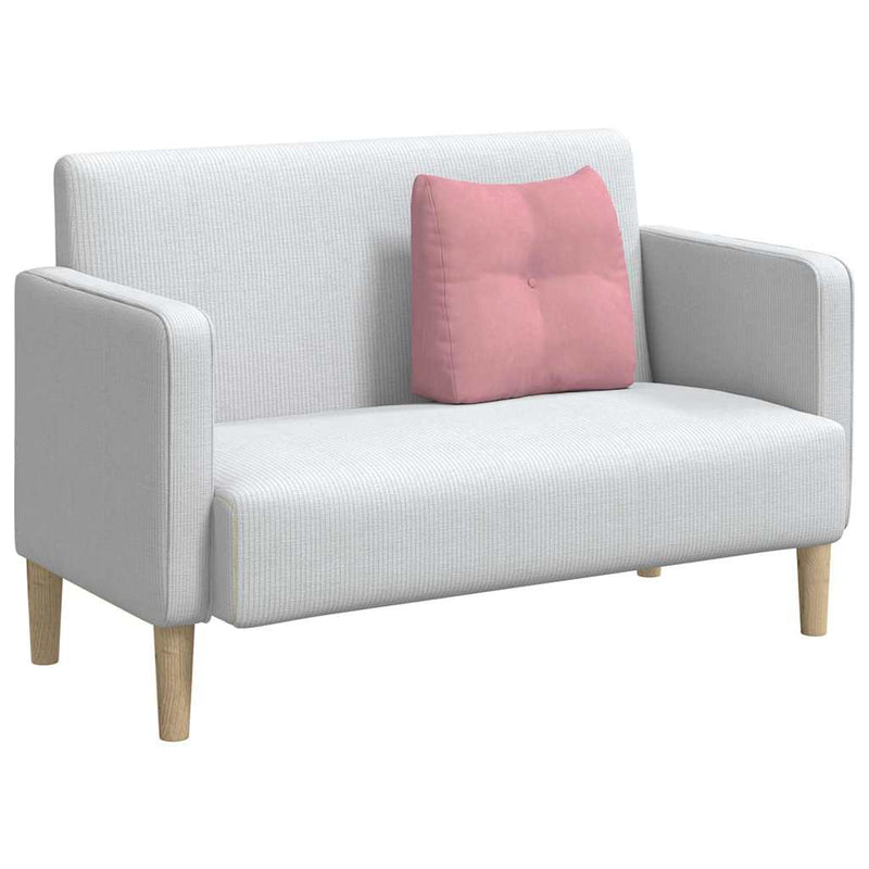 Load image into Gallery viewer, Vidaxl rugkussen roze 45 x 24 x 50 cm fluweel
