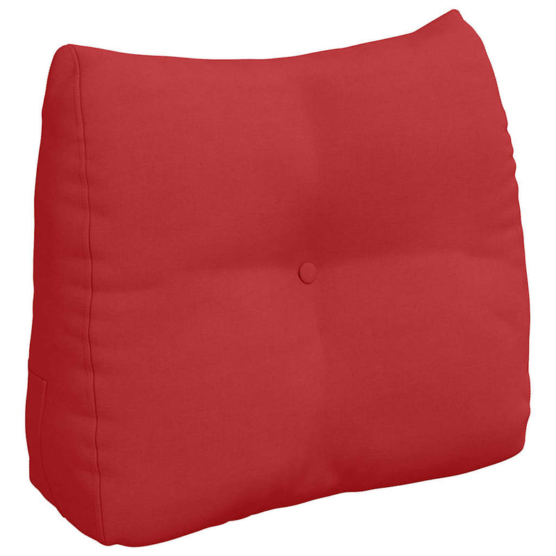 Load image into Gallery viewer, Vidaxl rugkussen rood 60 x 24 x 50 cm stof
