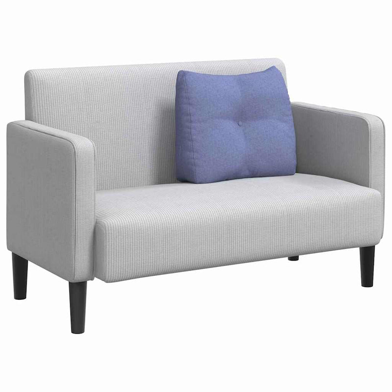 Load image into Gallery viewer, Vidaxl rugkussen jeans blauw 60 x 24 x 50 cm stof
