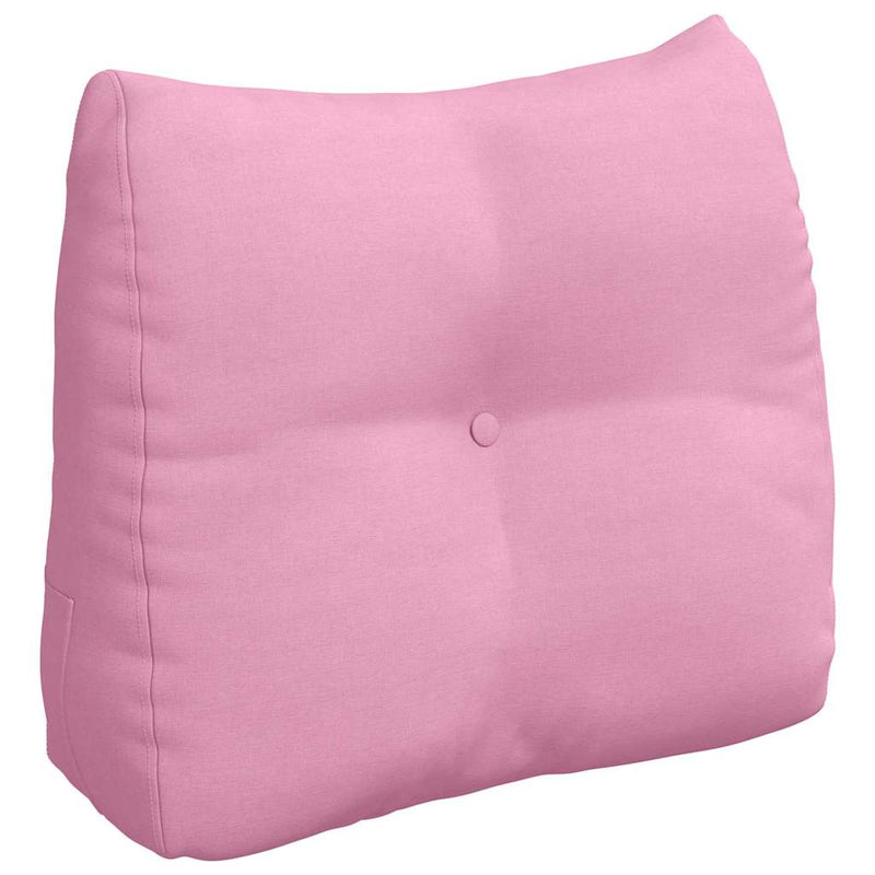 Load image into Gallery viewer, Vidaxl rugkussen roze 60 x 24 x 50 cm stof
