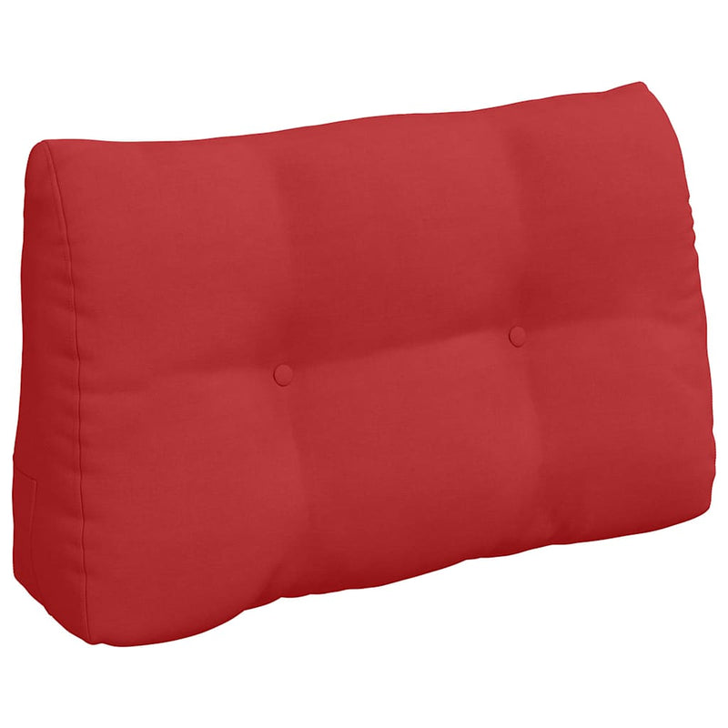 Load image into Gallery viewer, Vidaxl rugkussen rood 80 x 24 x 50 cm stof
