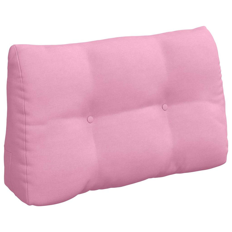 Load image into Gallery viewer, Vidaxl rugkussen roze 80 x 24 x 50 cm stof
